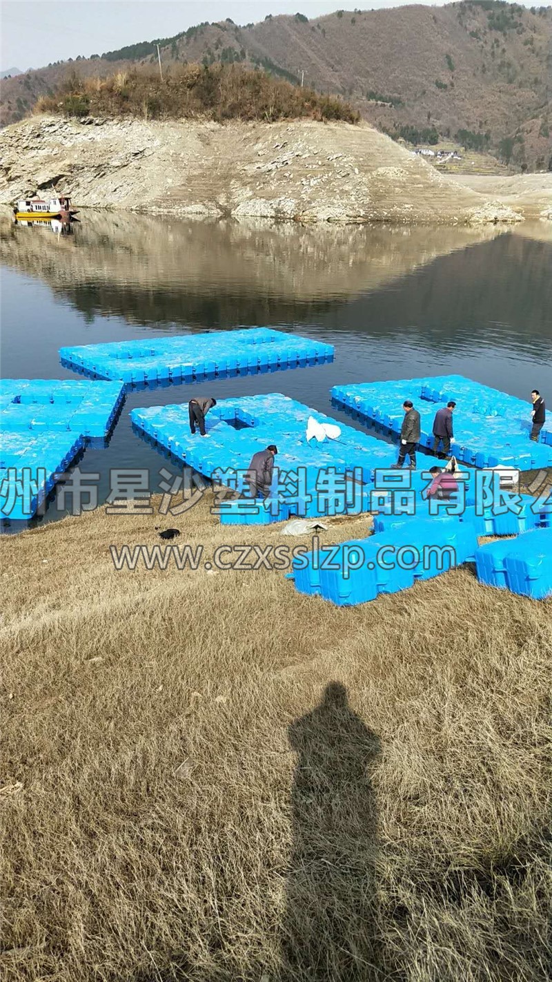 常州市星沙塑料制品有限公司客戶案例-四川水庫(kù)釣魚平臺(tái)1